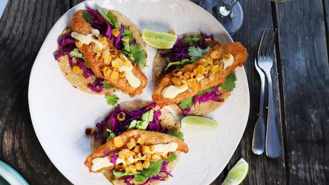 Butcher and the Farmer’s fish tacos. Picture: Jenifer Jagielski