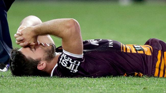 Hunt will never escape his 2015 NRL Grand Final error. )Gregg Porteous)