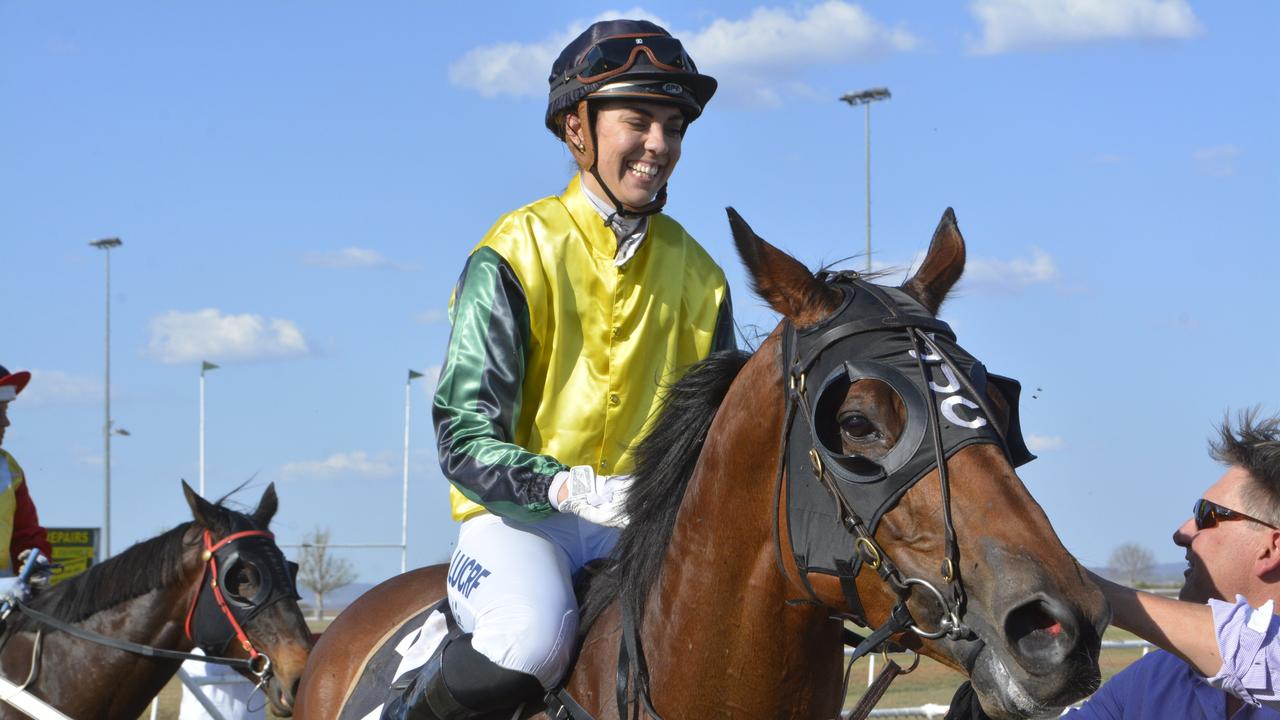 Apprentice Sophie Wilcock returns to the Clifton Cup winner's stall aboard Ritchford.