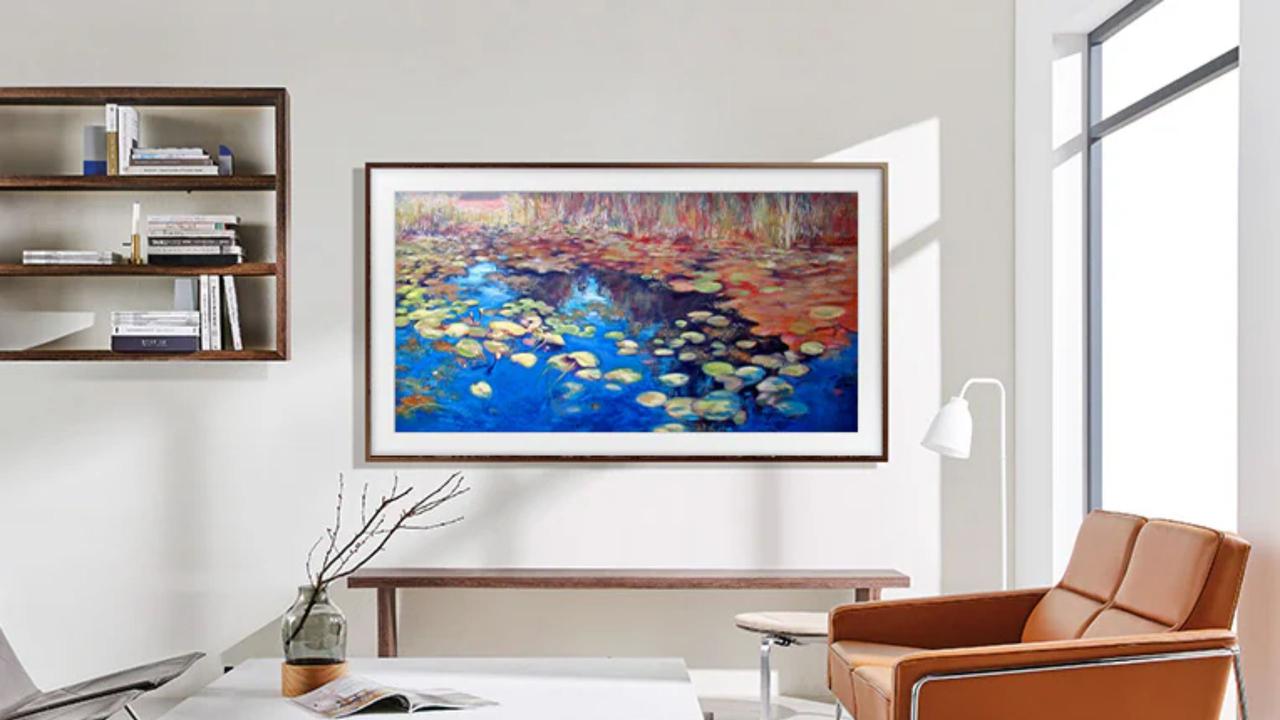 Samsung The Frame QLED TV turns your living room into an art gallery. Picture: Samsung