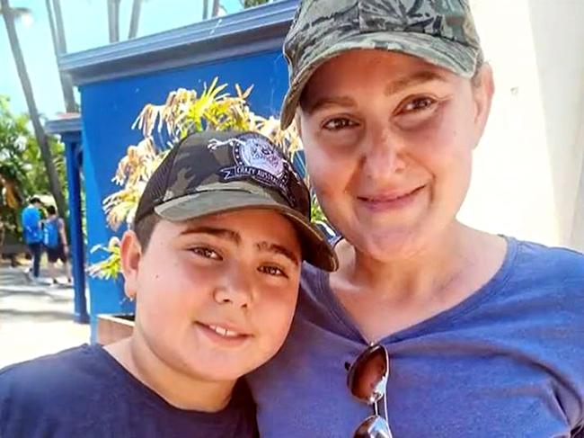 Nicholas and Vanessa Tadros just before they boarded the Sea World Helicopter.