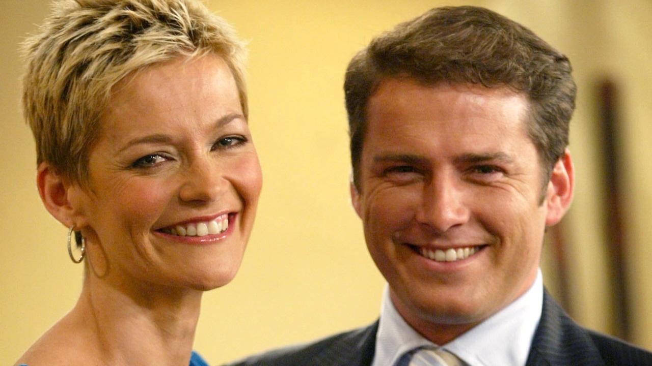 Jessica Rowe and then-co-host Karl Stefanovic circa 2006.