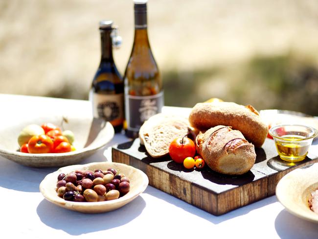 Mt Zero Olives Hosting one of the Melbourne Food and Wine Festival’s World Longest Lunches. Featuring local produce cooked by local chefs, served in the olive grove. Picture: Chloe Smith