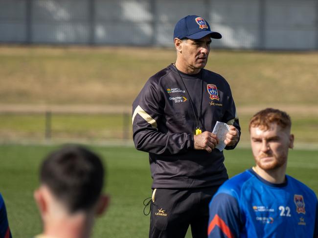 Newcastle Jets men's A-League coach Rob Stanton on his first day on the job at the Maitland Sportsground on 28 June 2023. Picture: supplied