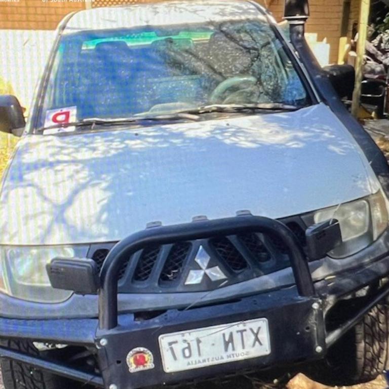 Police are hunting for Kevin Jewell, 55, an "armed and dangerous" suspected killer last seen in this vehicle, after his wife’s body was found inside their Modbury North home. Picture: SAPOL