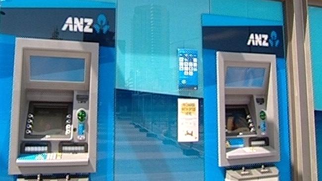 New brand identity emblem for ANZ Bank.