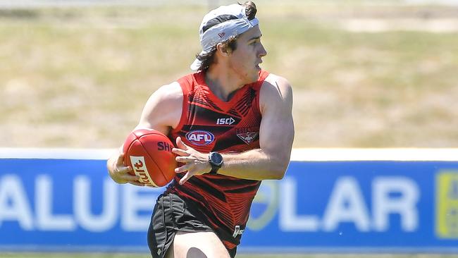 Andrew McGrath at pre-season training. Picture: Jason Edwards