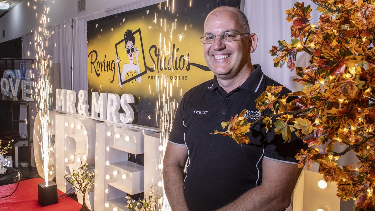 Steven Fraser from Roving Studios Special Event Hire. Ideal Bride Toowoomba Wedding Expo. Sunday, November 27, 2022. Picture: Nev Madsen.