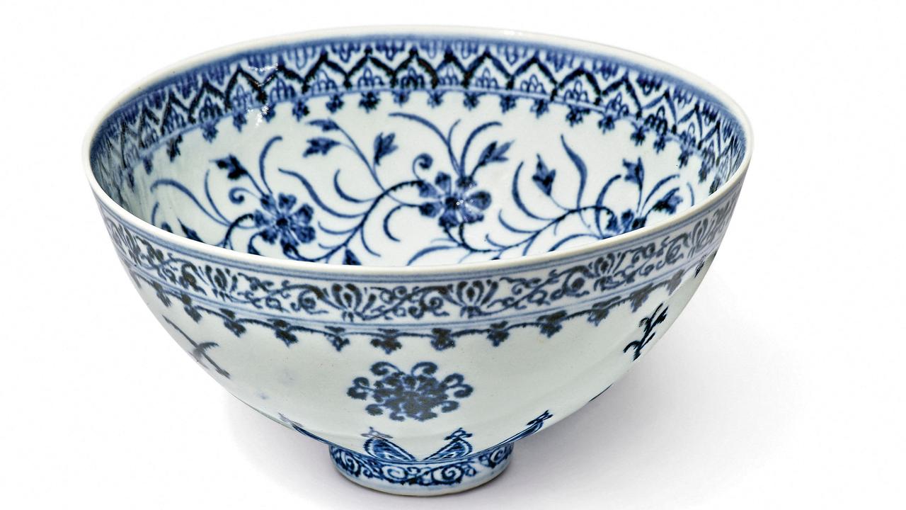 Most of the six other bowls like this one are in museums. Picture: AFP/Sotheby’s/Handout