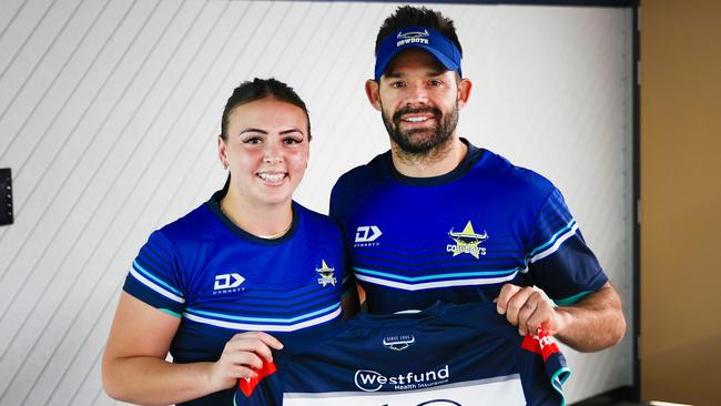 North Queensland Cowboys player Libby Surha will make her NRLW debut against the Parramatta Eels on Saturday, August 26. Picture: North Queensland Cowboys.