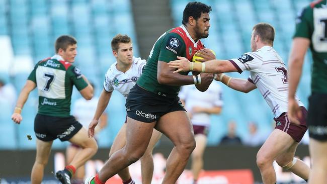 Jordan Mailata at the Rabbitohs in 2017.