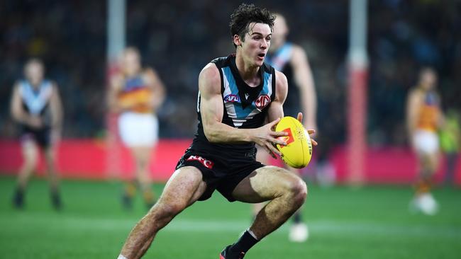 Connor Rozee thrived in 2022 after spending more time in the midfield. Picture: Getty Images