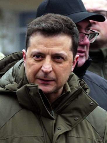 Ukraine's President Volodymyr Zelensky has called on NATO to enforce a no-fly zone on Ukrainian airspace. Picture: Getty