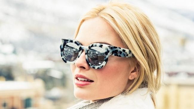 Actress Margot Robbie in Gold Coast's Valley Eyewear sunglasses.