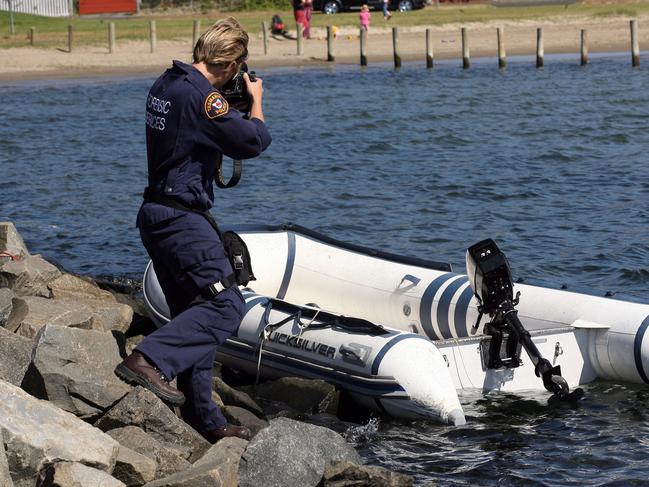 Police getting evidence following the 2009 disappearance of Bob Chappell.