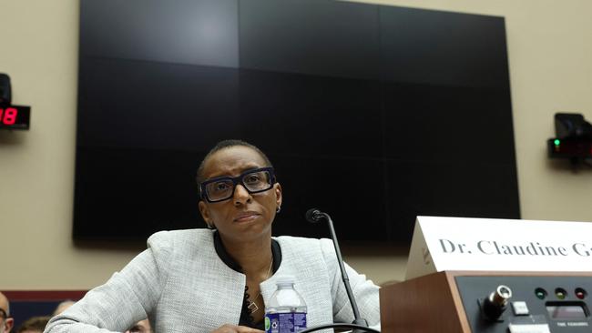 Harvard University president Claudine Gay testifies before the House Education and Workforce Committee on Capitol Hill. Picture: AFP