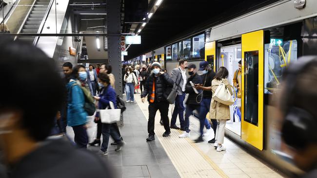 Sydney’s public transport network has ranked 14 out of 60 cities in an international survey. Picture: NCA NewsWire /Gaye Gerard