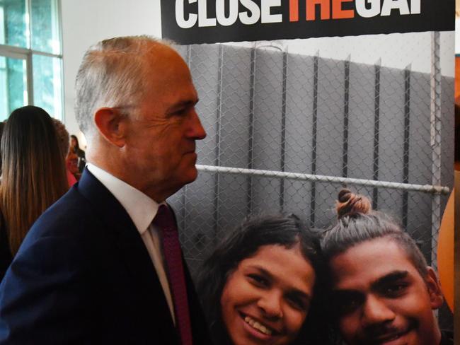 Prime Minister Malcolm Turnbull left the Close the Gap parliamentary breakfast event at Parliament House today early. Picture: AAP