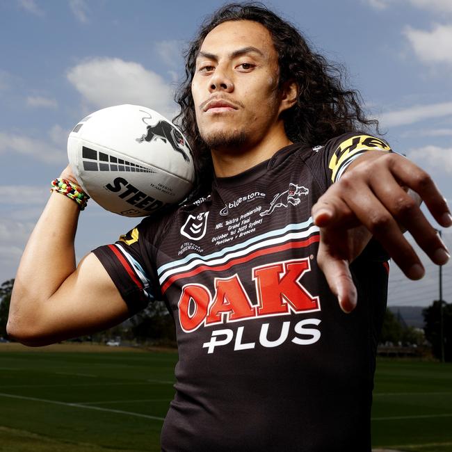 Tigers players are competing to be Jarome Luai’s halves partner. Picture: Jonathan Ng