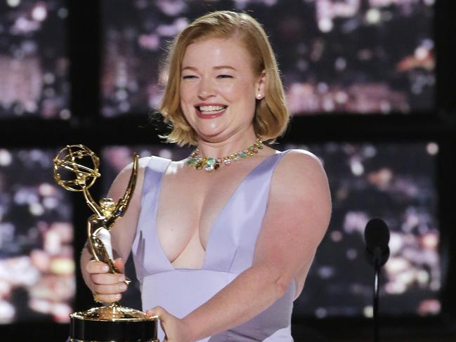 Sarah Snook at the Emmy Awards. Picture: Getty