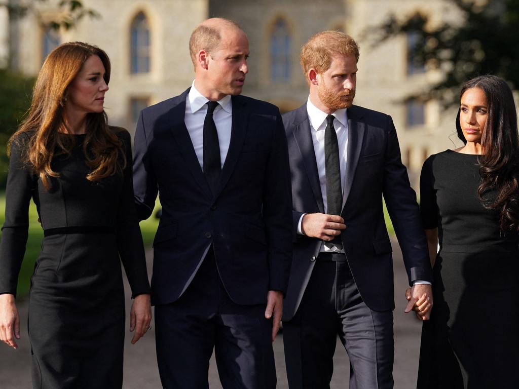 The “Fab Four” reunited following the death of Queen Elizabeth II. Picture; AFP