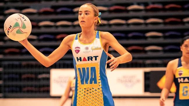 Sunshine Coast Thunder player Jasmine Gill has been selected in the Queensland under-17 squad. Picture: Netball Queensland.