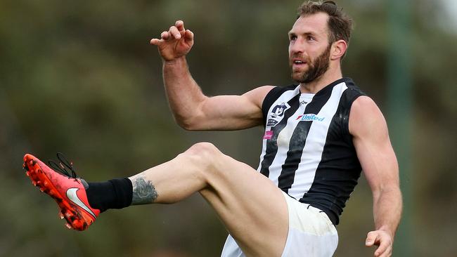 Collingwood forward Travis Cloke kicks four goals in the VFL | Herald Sun