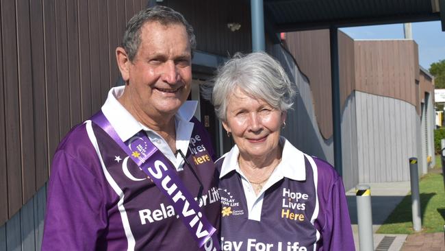 Neville and Janette Turner at the 2021 Ipswich Relay for Life. Picture: Jessica Baker / The Queensland Times