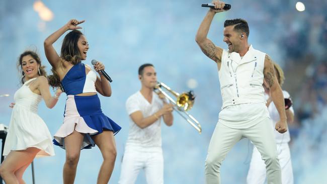 League fanatic Jessica Mauboy is a regular at the NRL grand final. Picture: AAP.