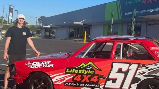 Khan Thoroughgood, Gympie Speedway. Photo: contributed.