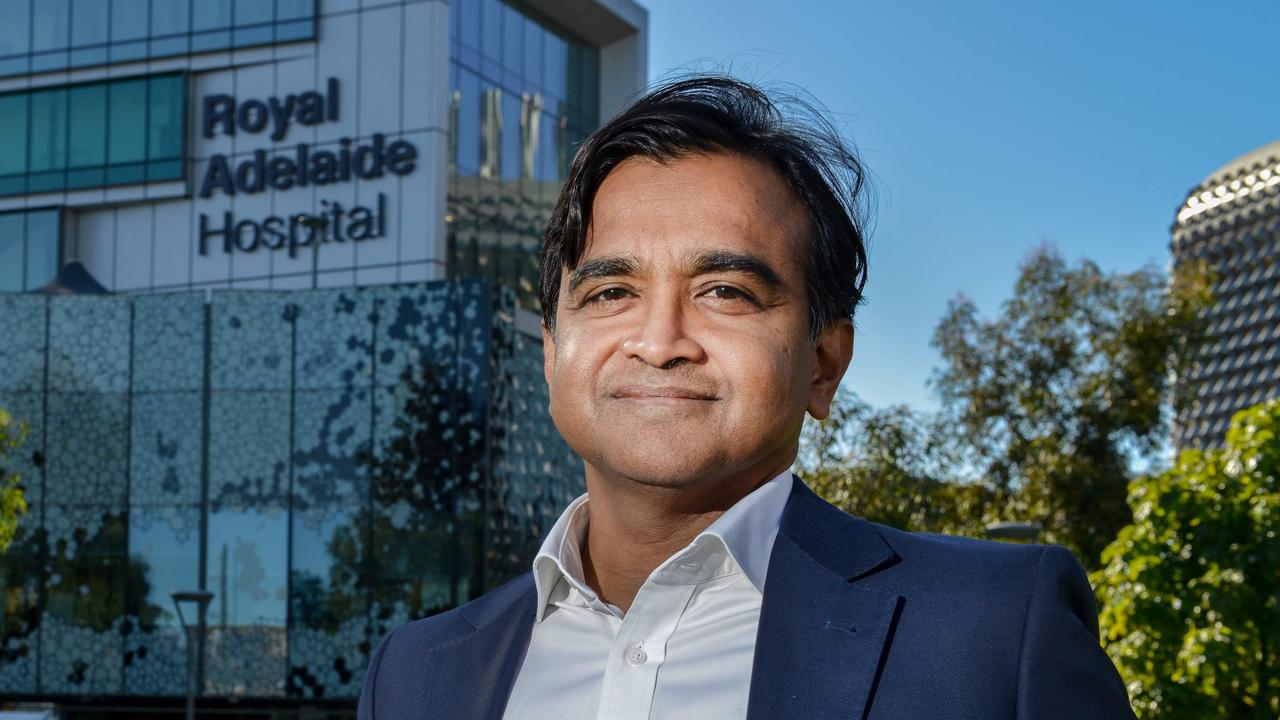AMA SA president Associate Professor Peter Subramaniam has urged South Australians to get vaccinated. Picture: Brenton Edwards