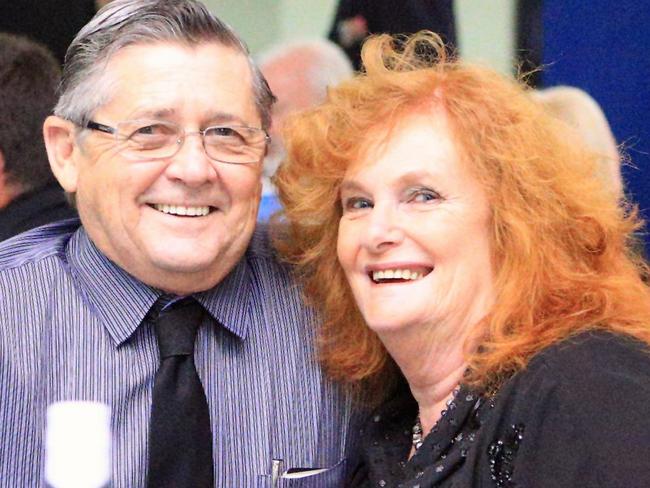 Ted Sorensen with wife Jenny at the Hervey Bay RSL Gala Dinner.Photo: Brendan Bufi / Fraser Coast Chronicle