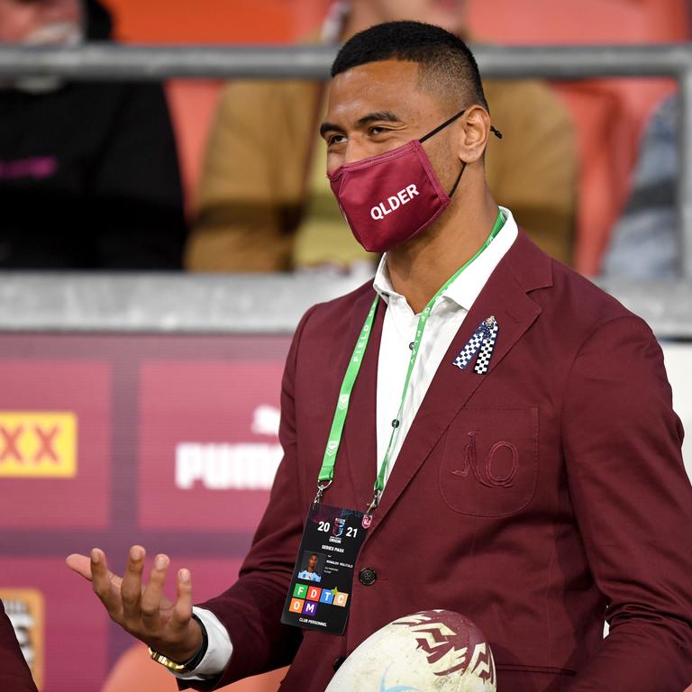 Ronaldo Mulitalo 24-hours away from realising his dream to play for the Maroons. Picture NRL Photos