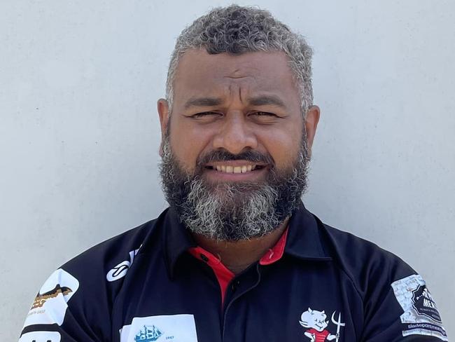 Isacc Fatnowna is the man tasked with lifting Carltons from the bottom of the ladder in 2024. Picture: Carltons Senior Rugby League Mackay Facebook