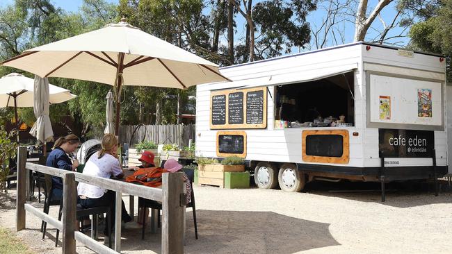 Coffee and brekkie with a side of rural ambiance. Picture: Josie Hayden