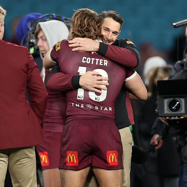 Billy Slater gave the Maroons a sense of belief. Picture: Cameron Spencer/Getty Images