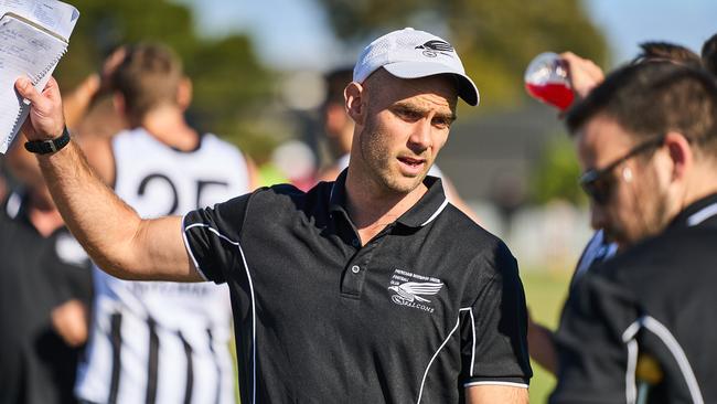 Payneham Norwood Union coach, Jace Bode. Picture: Matt Loxton