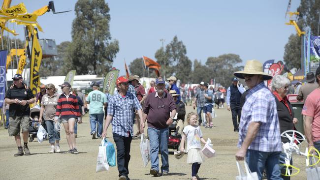 Crowds expected: A previous Elmore & District Machinery Field Days, which this year is to be held from October 2 to 4. Picture: Zoe Phillips