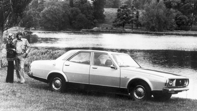 1973: Leyland P76 as a getaway machine. Picture: News Corp Australia