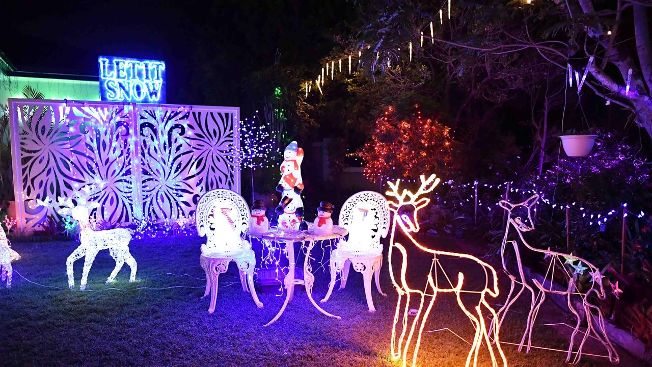 Chrsitmas lights on Rainsford Place, Buderim. Picture: Patrick Woods.