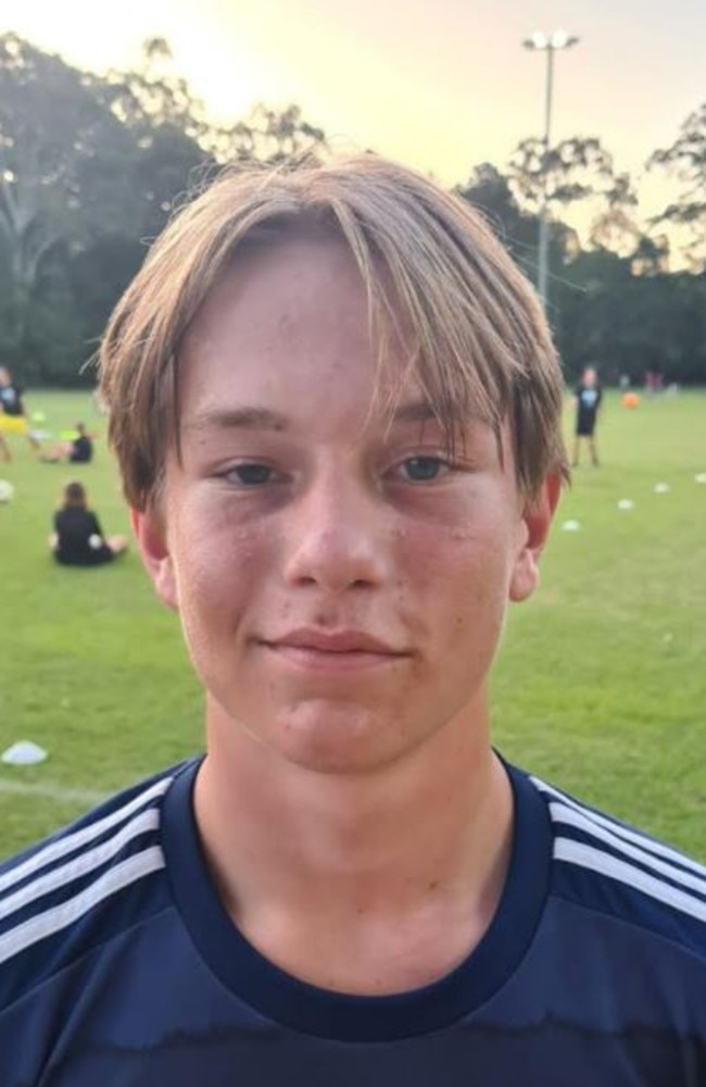 Buderim Wanderers under 17 Division 1 player Caelan Lewis.