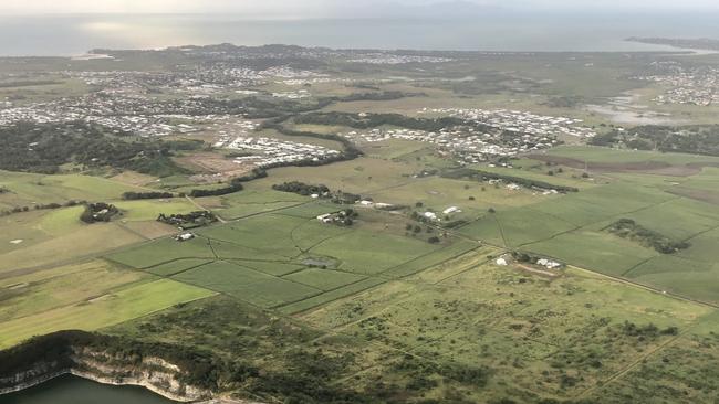 An aerial photo looking towards the Northern Beaches of Mackay. Picture: Rae Wilson