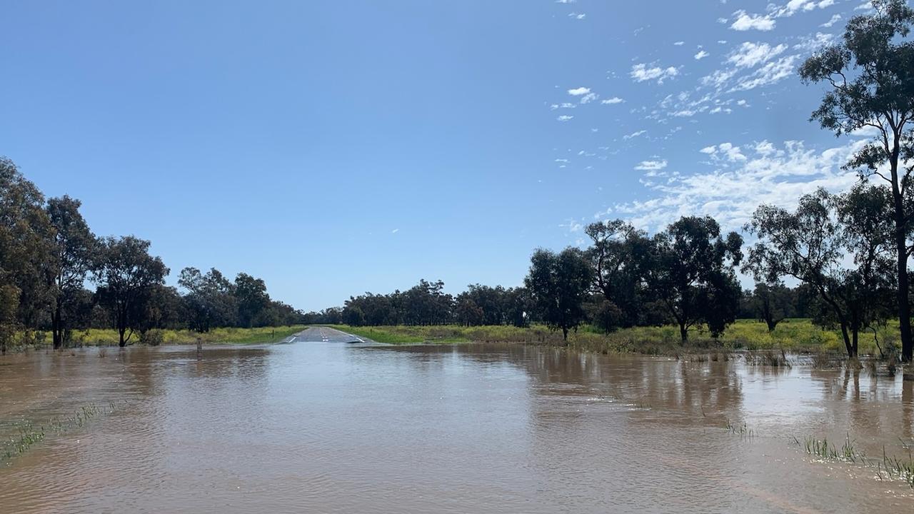 The Kamilaroi Highway in northwest NSW on Monday. Picture: Life Traffic NSW