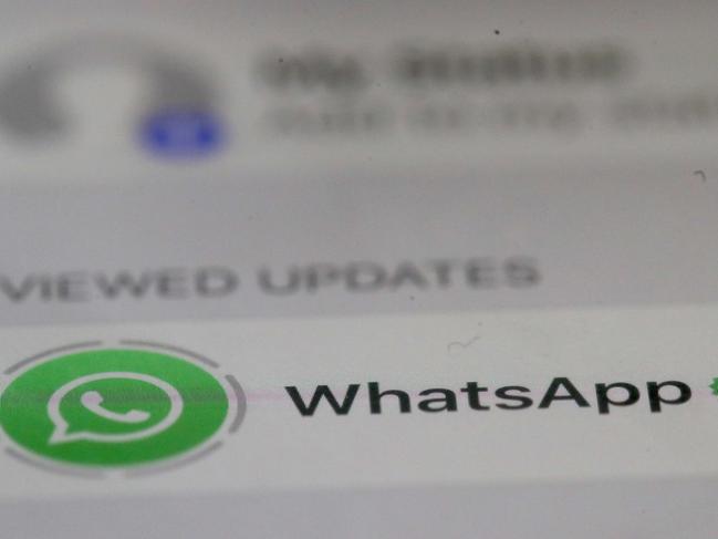 SAN ANSELMO, CALIFORNIA - MAY 14: The WhatsApp messaging app is displayed on an Apple iPhone on May 14, 2019 in San Anselmo, California. Facebook owned messaging app WhatsApp announced a cybersecurity breach that makes users vulnerable to malicious spyware installation iPhone and Android smartphones. WhatsApp is encouraging its 1.5 billion users to update the app as soon as possible. (Photo Illustration by Justin Sullivan/Getty Images) == FOR NEWSPAPERS, INTERNET, TELCOS & TELEVISION USE ONLY ==