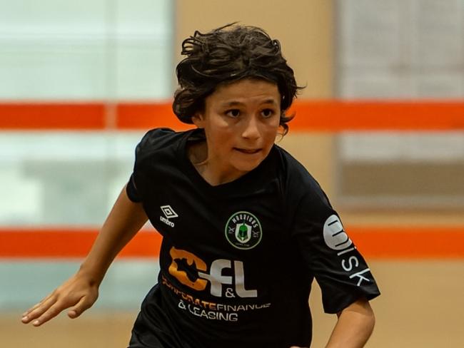 Young futsal player Joe Colak has been picked in an underage Victorian team. Picture: Supplied.