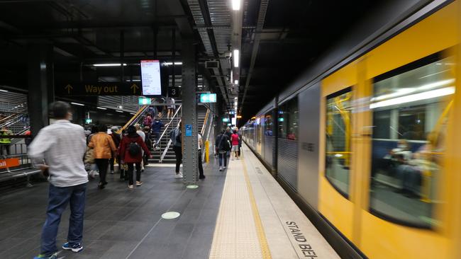 The Rail Tram and Bus Union cancelled all Sydney trains on Monday following a breakdown in talks with the NSW government. Picture: Gaye Gerard / NCA NewsWire