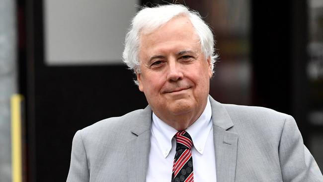 Clive Palmer in Brisbane in October.