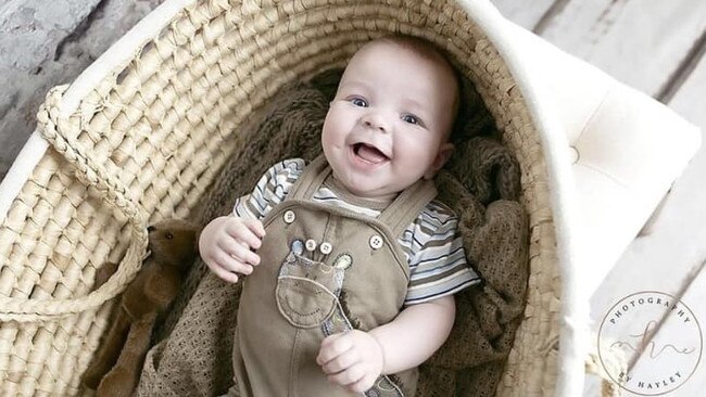 Levi Houston: Born on 5/06/2023, five month old Levi was nominated by his mum, Crystal Houston. Photo was taken by Photography by Hayley.