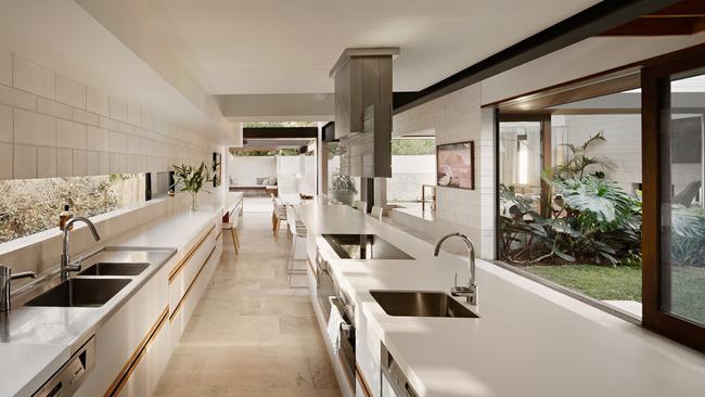 The home has a kitchen worthy of any boutique hotel.