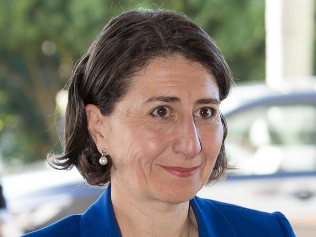 NSW Premier Gladys Berejiklian arrives for the Council of Australian Governments (COAG) meeting at the Cairns Convention Centre in Cairns, North Queensland, Friday, August 9, 2019. (AAP Image/Marc McCormack) NO ARCHIVING